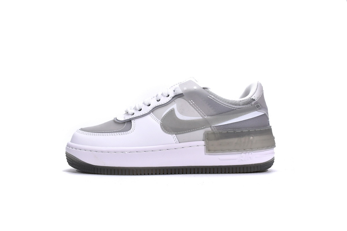 Coco Shoes Nike Air Force 1 Shadow White Grey CK6561-100 - Cocoshoesvip.net