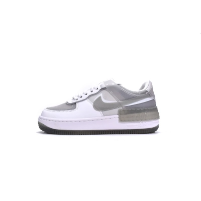 Nike Air Force 1 Shadow White Grey CK6561-100 01