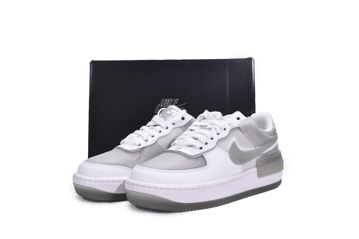 Coco Shoes Nike Air Force 1 Shadow White Grey CK6561-100 - Cocoshoesvip.net