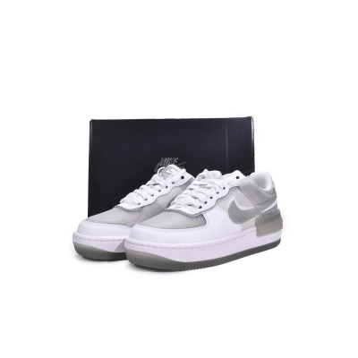 Nike Air Force 1 Shadow White Grey CK6561-100 02