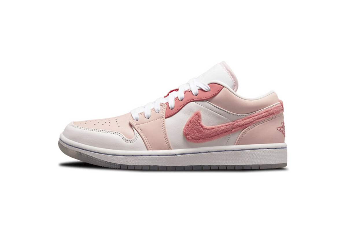 Coco Shoes Jordan 1 Low SE Mighty Swooshers Pink DM5443-666 - Cocoshoesvip.net