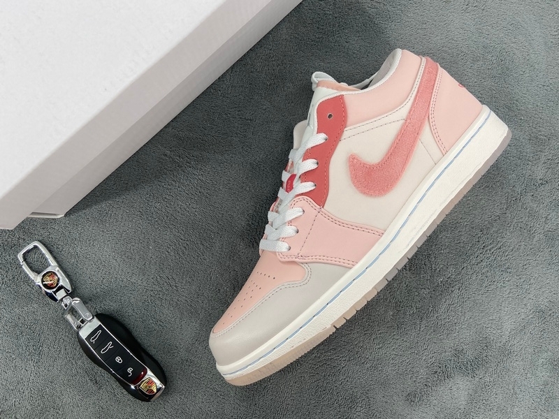 Coco Shoes Jordan 1 Low SE Mighty Swooshers Pink DM5443-666 - Cocoshoesvip.net