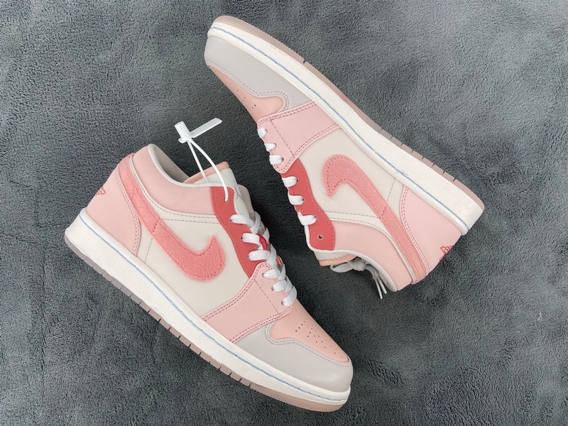 Coco Shoes Jordan 1 Low SE Mighty Swooshers Pink DM5443-666 - Cocoshoesvip.net