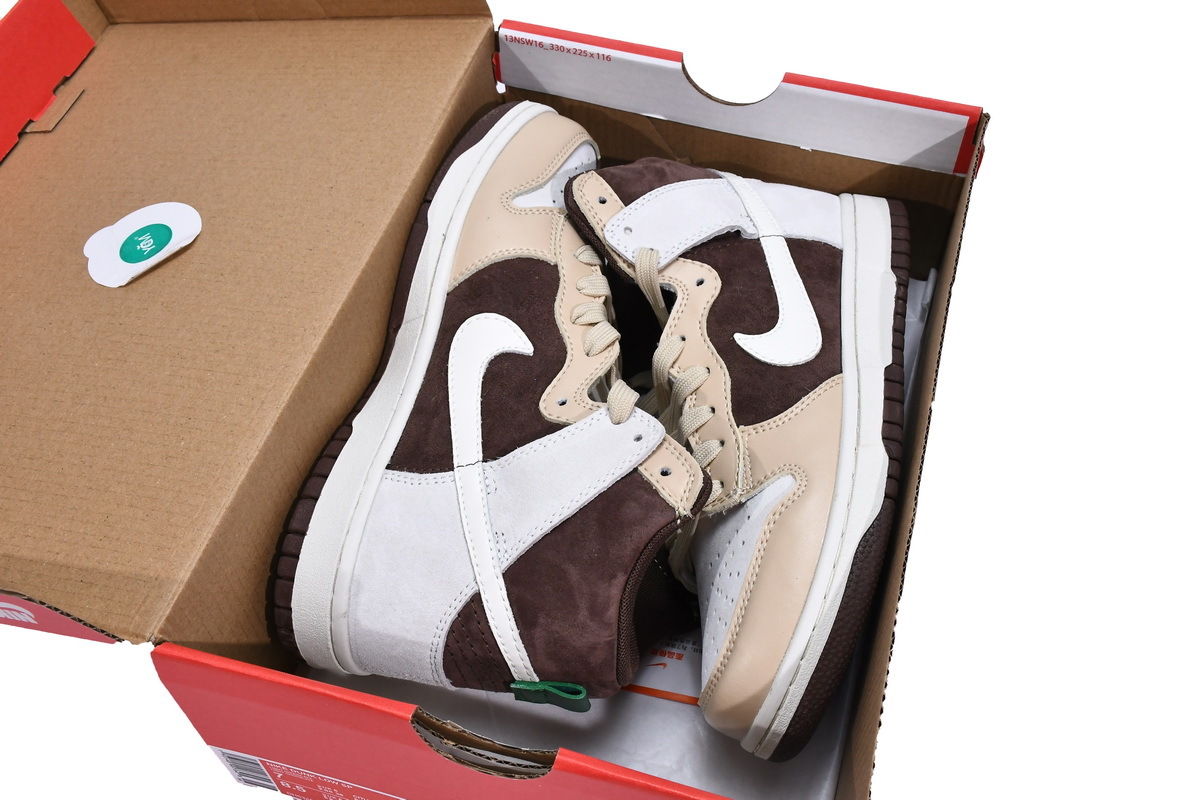 Coco Shoes Nike Dunk High Light Chocolate DH5348-100 - Cocoshoesvip.net