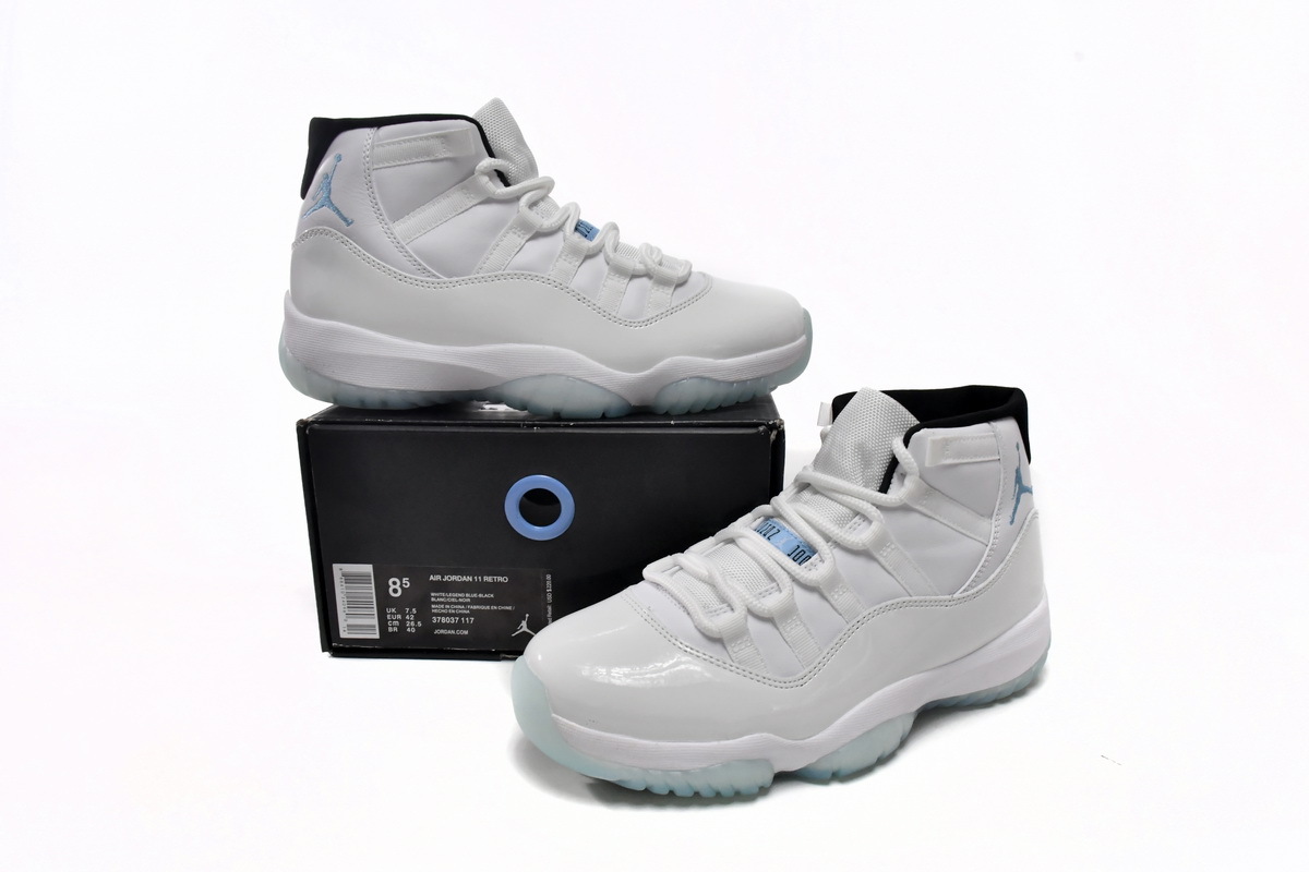 Coco Shoes Jordan 11 Retro Legend Blue 378037-117 - Cocoshoesvip.net