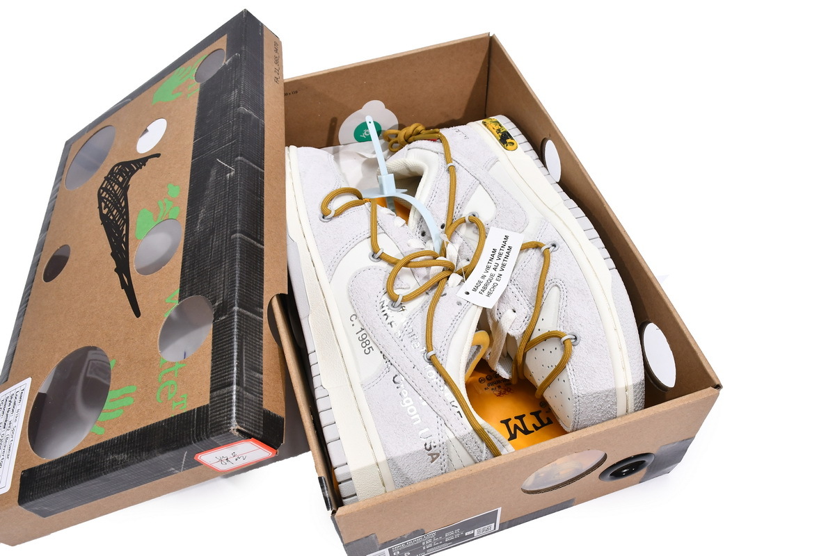 Coco Shoes Nike Dunk Low Off-White Lot 37 DJ0950-105 - Cocoshoesvip.net