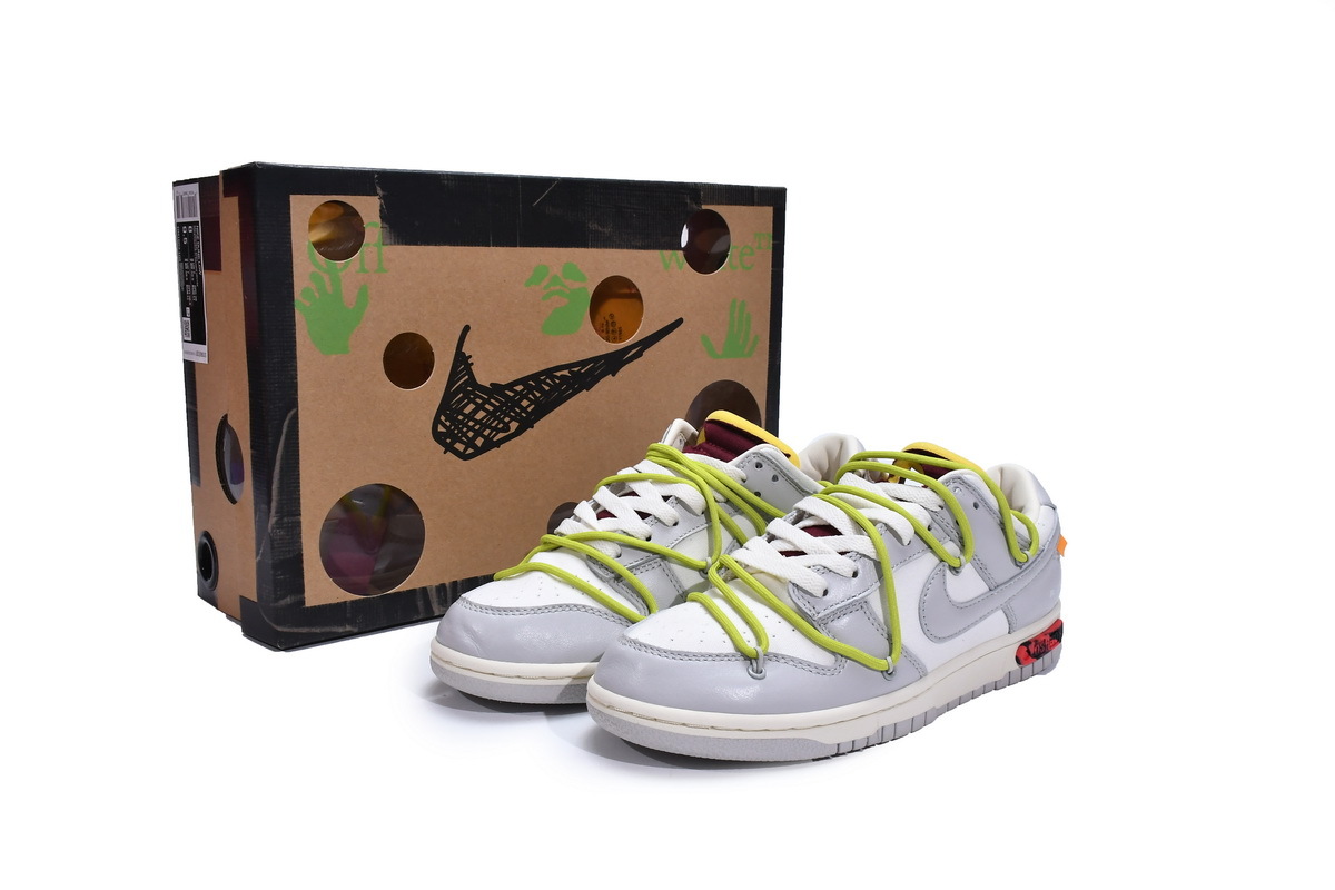 Coco Shoes Nike Dunk Low Off-White Lot 8 DM1602-106 - Cocoshoesvip.net