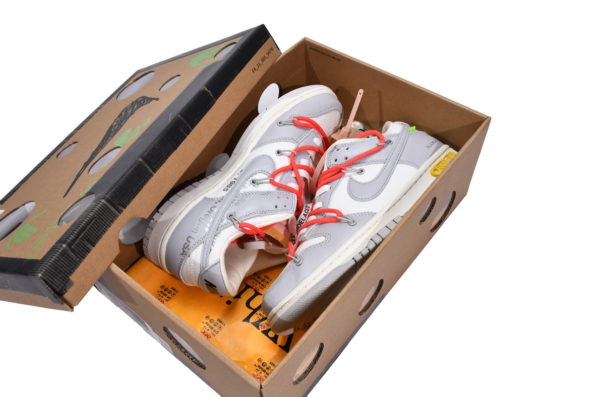 Coco Shoes Nike Dunk Low Off-White Lot 6 DM1602-110 - Cocoshoesvip.net