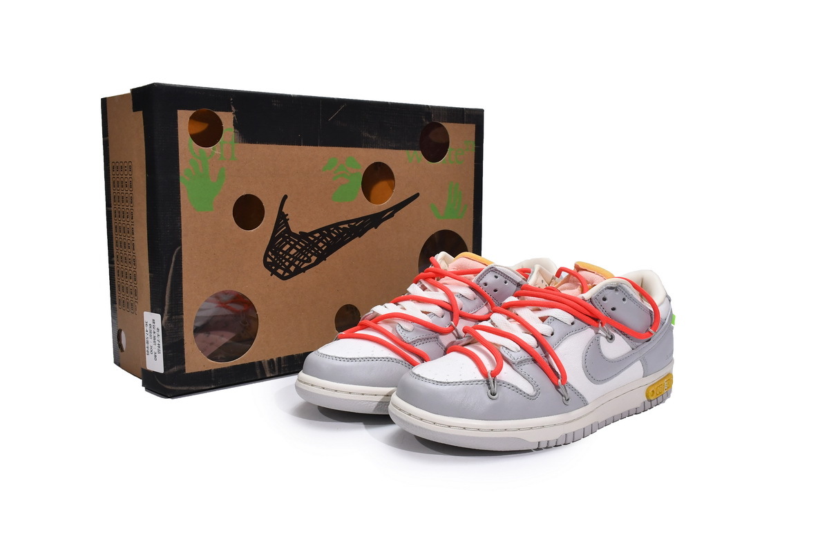 Coco Shoes Nike Dunk Low Off-White Lot 6 DM1602-110 - Cocoshoesvip.net