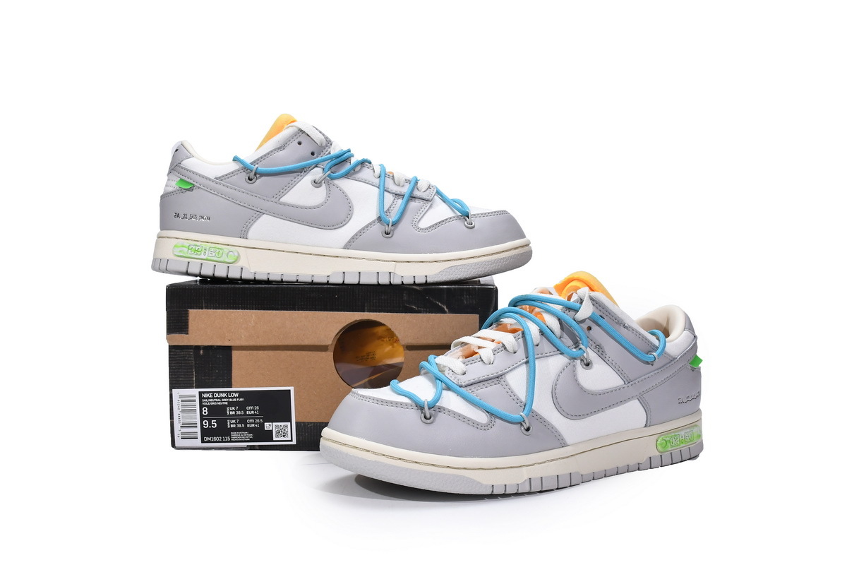 Coco Shoes Nike Dunk Low Off-White Lot 2 DM1602-115 - Cocoshoesvip.net