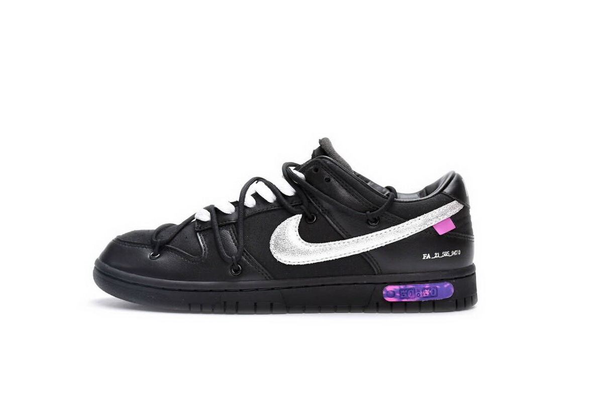 Coco Shoes Nike Dunk Low Off-White Lot 50 DM1602-001 - Cocoshoesvip.net