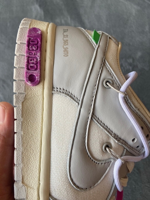 Coco Shoes Nike Dunk Low Off-White Lot 3 DM1602-118 - Cocoshoesvip.net