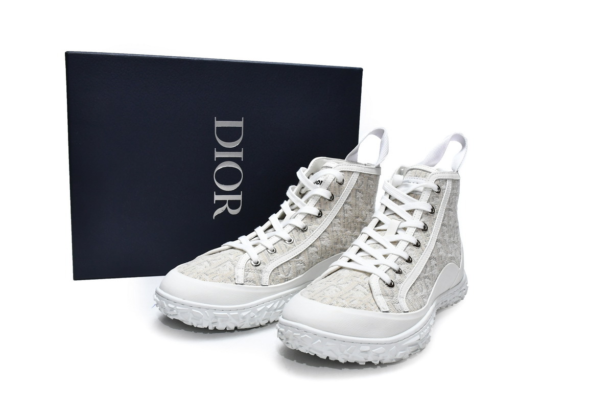 Coco Shoes Dior B28 High White 3SH131ZJW-H060 - Cocoshoesvip.net