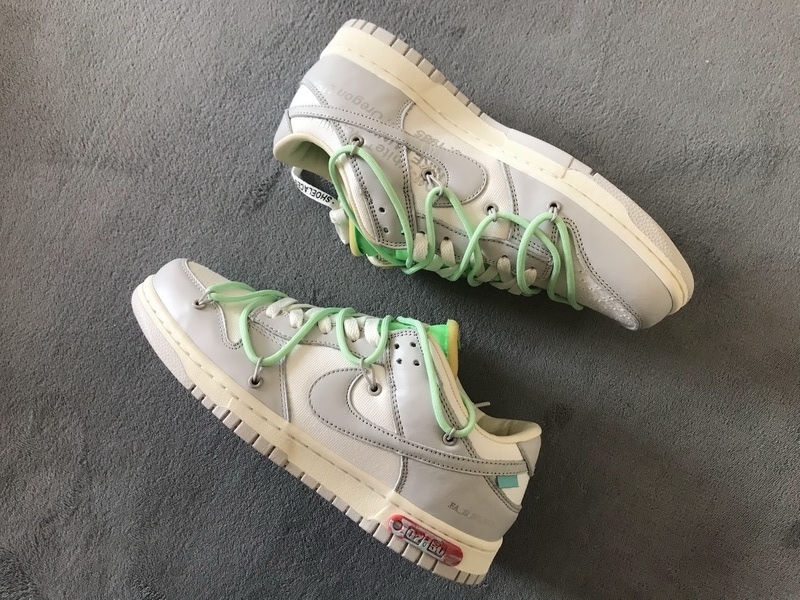 Coco Shoes Nike Dunk Low Off-White Lot 7 DM1602-108 - Cocoshoesvip.net