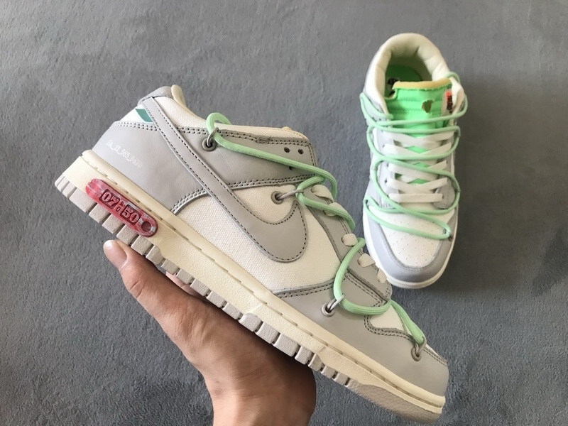 Coco Shoes Nike Dunk Low Off-White Lot 7 DM1602-108 - Cocoshoesvip.net