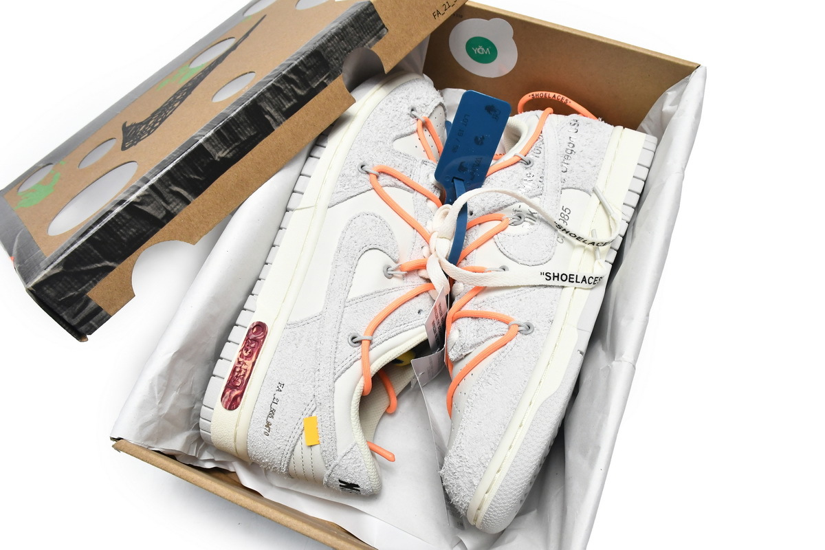 Coco Shoes Nike Dunk Low Off-White Lot 19 DJ0950-119 - Cocoshoesvip.net