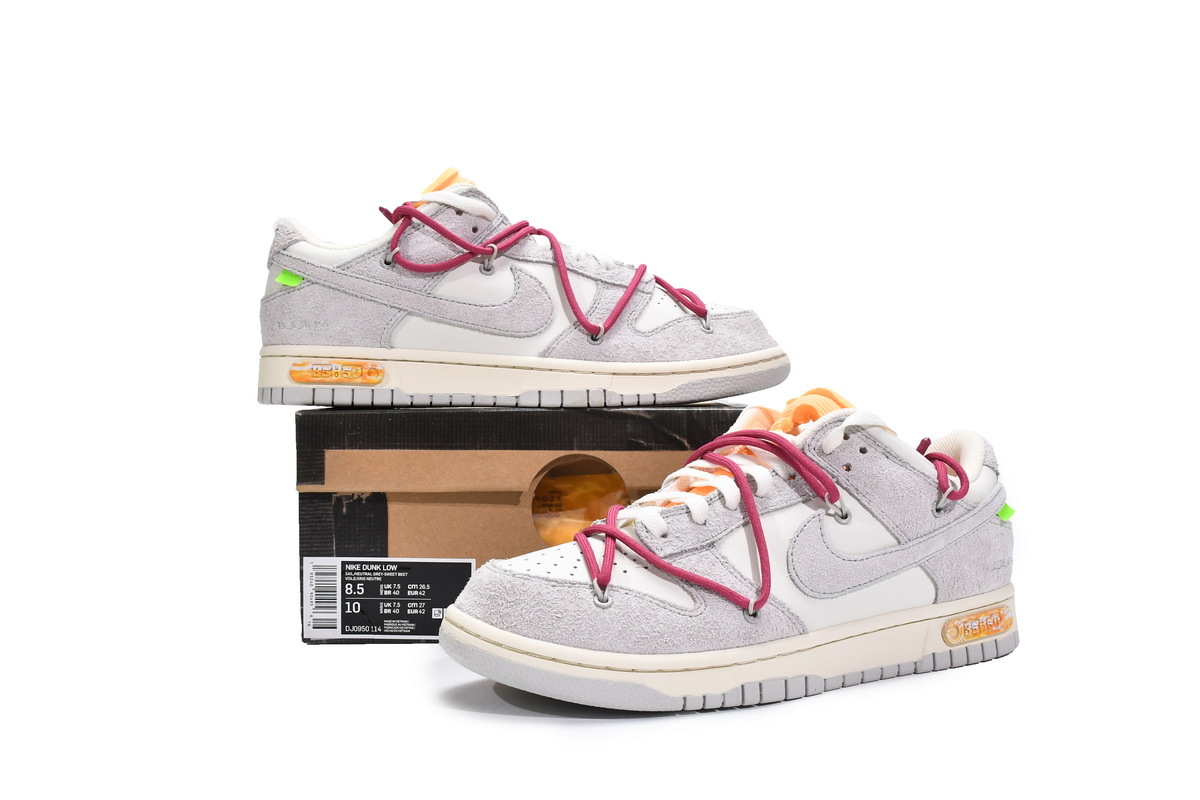 Coco Shoes Nike Dunk Low Off-White Lot 35 DJ0950-114 - Cocoshoesvip.net