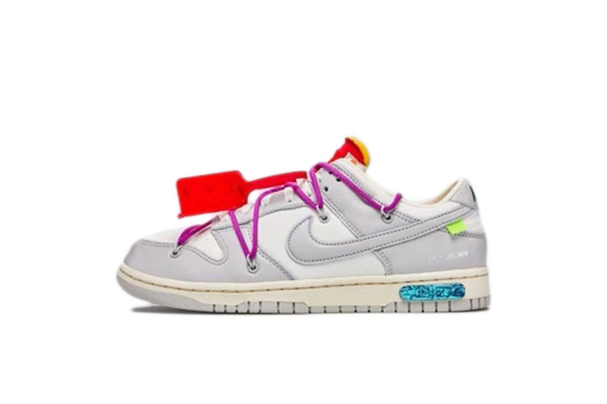 Coco Shoes Nike Dunk Low Off-White Lot 45 DM1602-101 - Cocoshoesvip.net