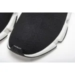 Coco Shoes Balenciaga Speed Sock Slip-On Black (Red Logo) 530353 W05GB 1000 - Cocoshoesvip.net