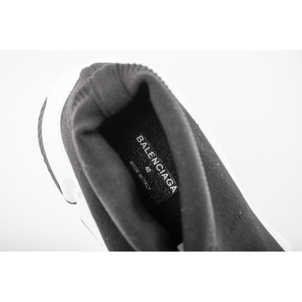 Coco Shoes Balenciaga Speed Recycled Black White 587280W2DBQ1015 - Cocoshoesvip.net
