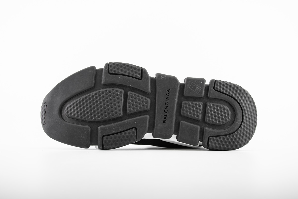 Coco Shoes Balenciaga Speed Recycled Black White 587280W2DBQ1015 - Cocoshoesvip.net