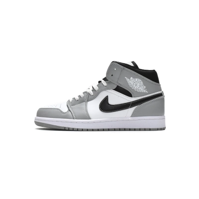 Air Jordan 1 Mid Light Smoke Grey Anthracite 554724-078 01