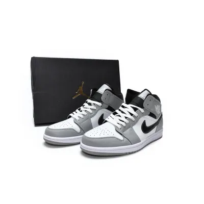 Air Jordan 1 Mid Light Smoke Grey Anthracite 554724-078 02