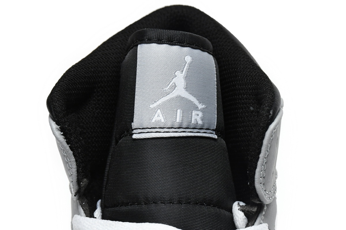 Coco Shoes Air Jordan 1 Mid Light Smoke Grey Anthracite 554724-078 - Cocoshoesvip.net