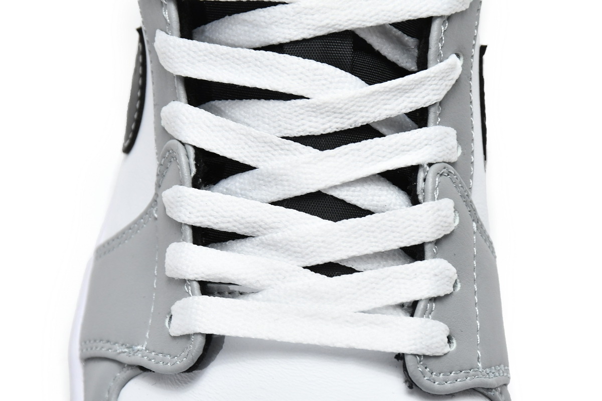 Coco Shoes Air Jordan 1 Mid Light Smoke Grey Anthracite 554724-078 - Cocoshoesvip.net