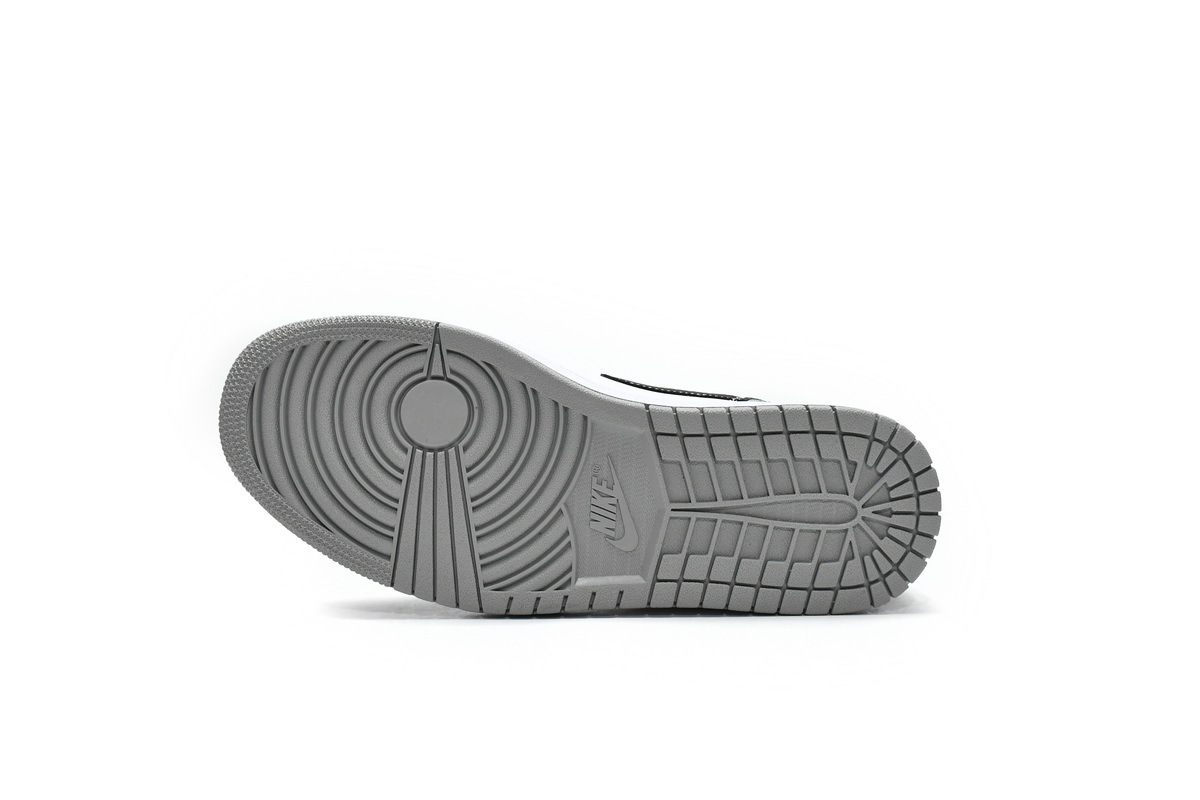 Coco Shoes Air Jordan 1 Mid Light Smoke Grey Anthracite 554724-078 - Cocoshoesvip.net