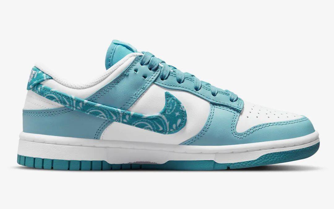 Coco Shoes Nike Dunk Low Essential Paisley Pack Worn Blue DH4401-101 - Cocoshoesvip.net