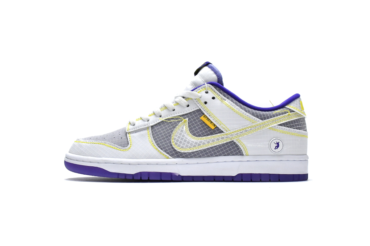 Coco Shoes Nike Dunk Low Union Passport Pack Grey Purple DJ9649-500 - Cocoshoesvip.net