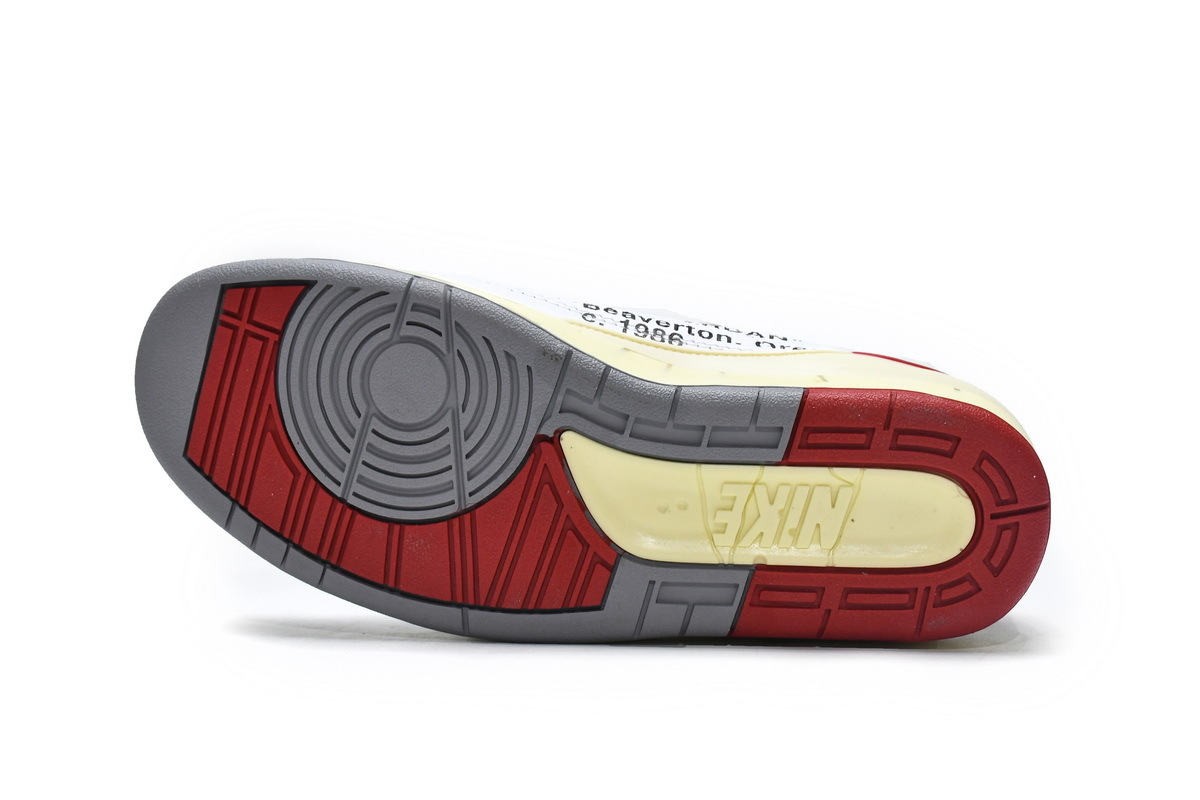 Coco Shoes Jordan 2 Retro Low SP Off-White White Red DJ4375-106 - Cocoshoesvip.net