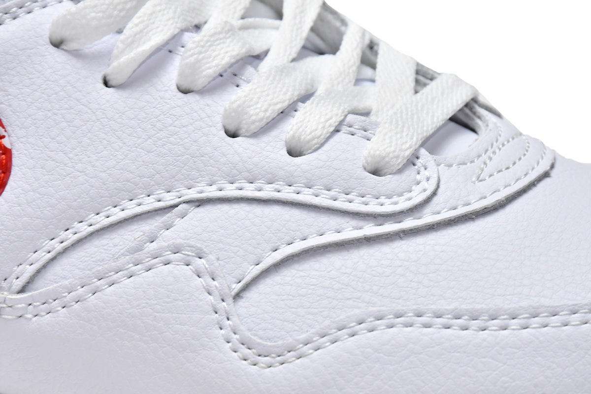 Coco Shoes Nike Air Max 1 White Red x Supreme x Louis Vuitton 918354-101 - Cocoshoesvip.net