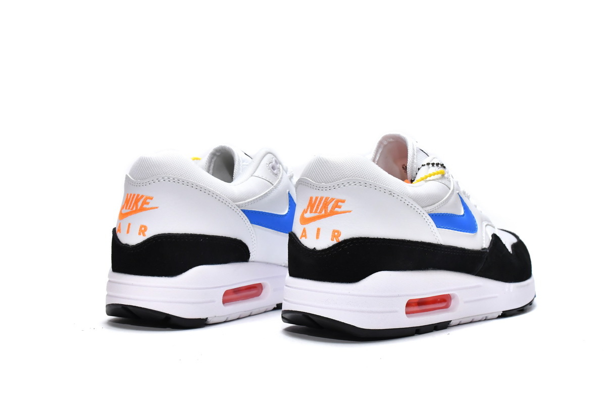 Coco Shoes Nike Air Max 1 White Photo Blue Black AH8145-112 - Cocoshoesvip.net
