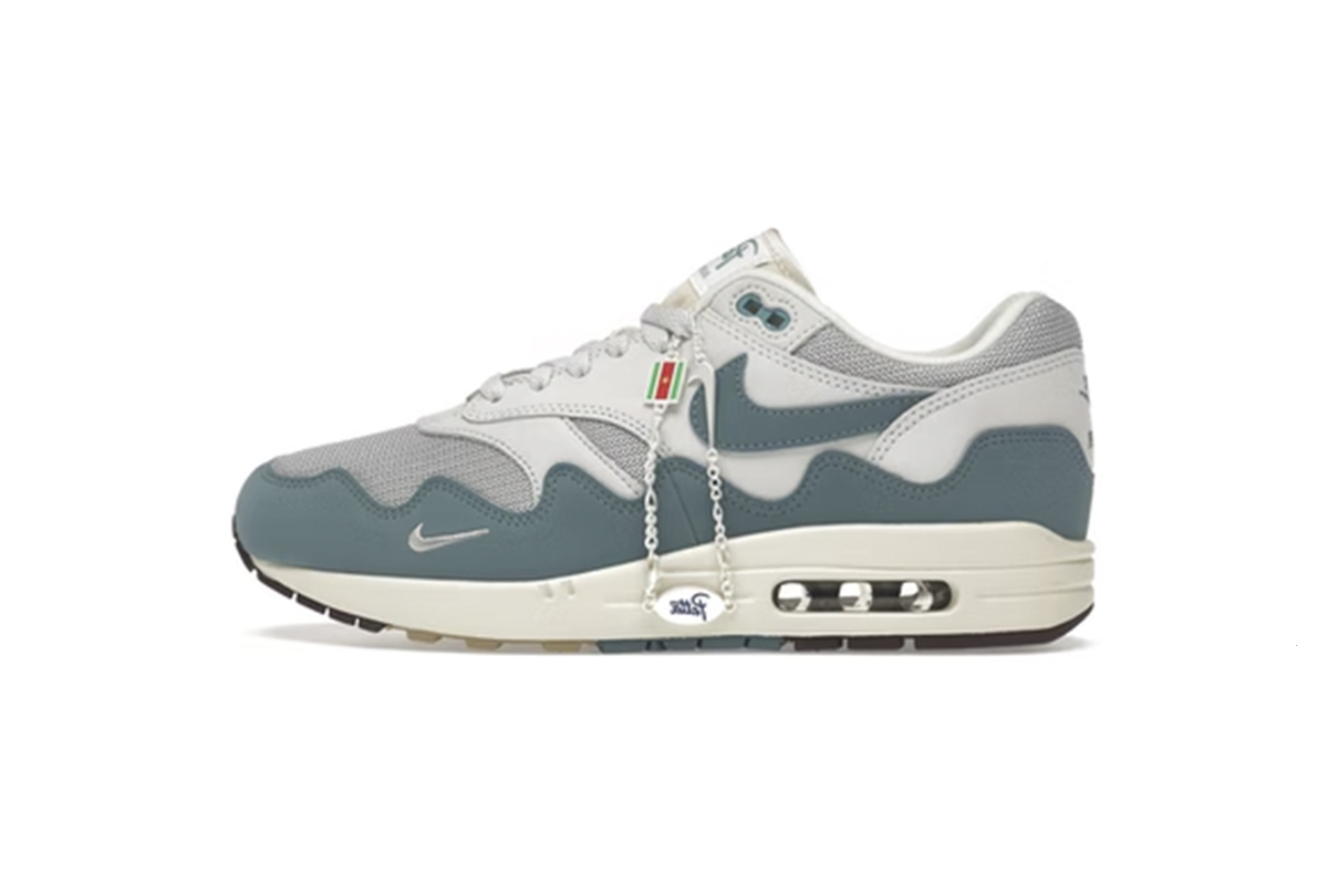 Coco Shoes Nike Air Max 1 Patta Waves Noise Aqua (with Bracelet) DH1348-004 - Cocoshoesvip.net