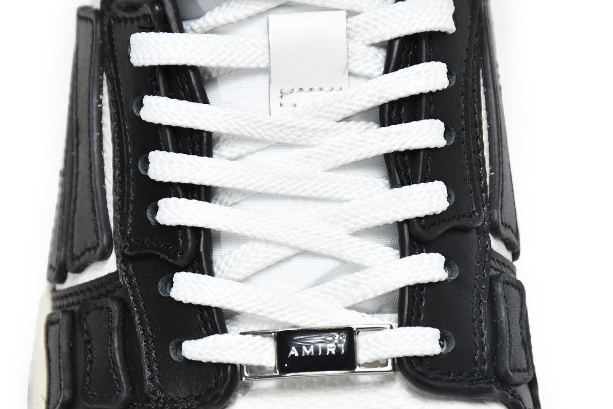 Coco Shoes Amiri Skel Top Low Black White 2021 MFS003-004 - Cocoshoesvip.net