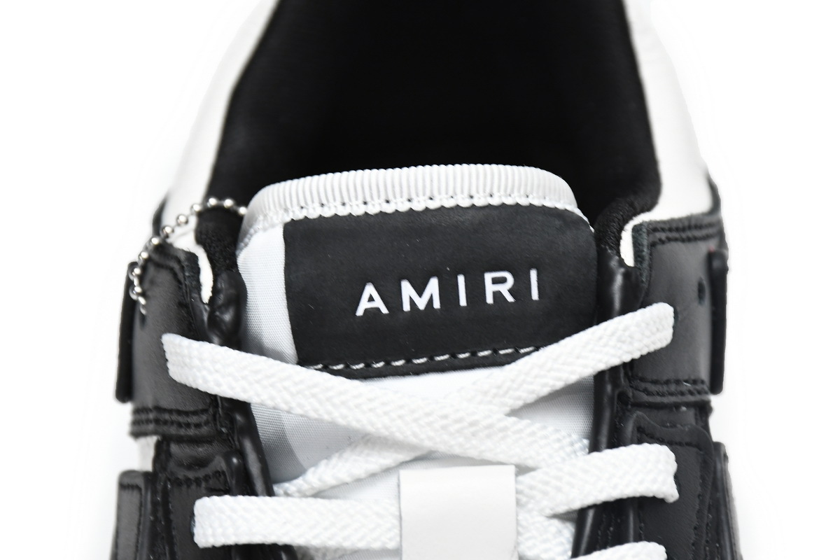 Coco Shoes Amiri Skel Top Low Black White 2021 MFS003-004 - Cocoshoesvip.net