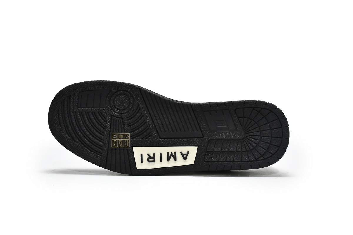Coco Shoes Amiri Skel Top Low Black White 2021 MFS003-004 - Cocoshoesvip.net
