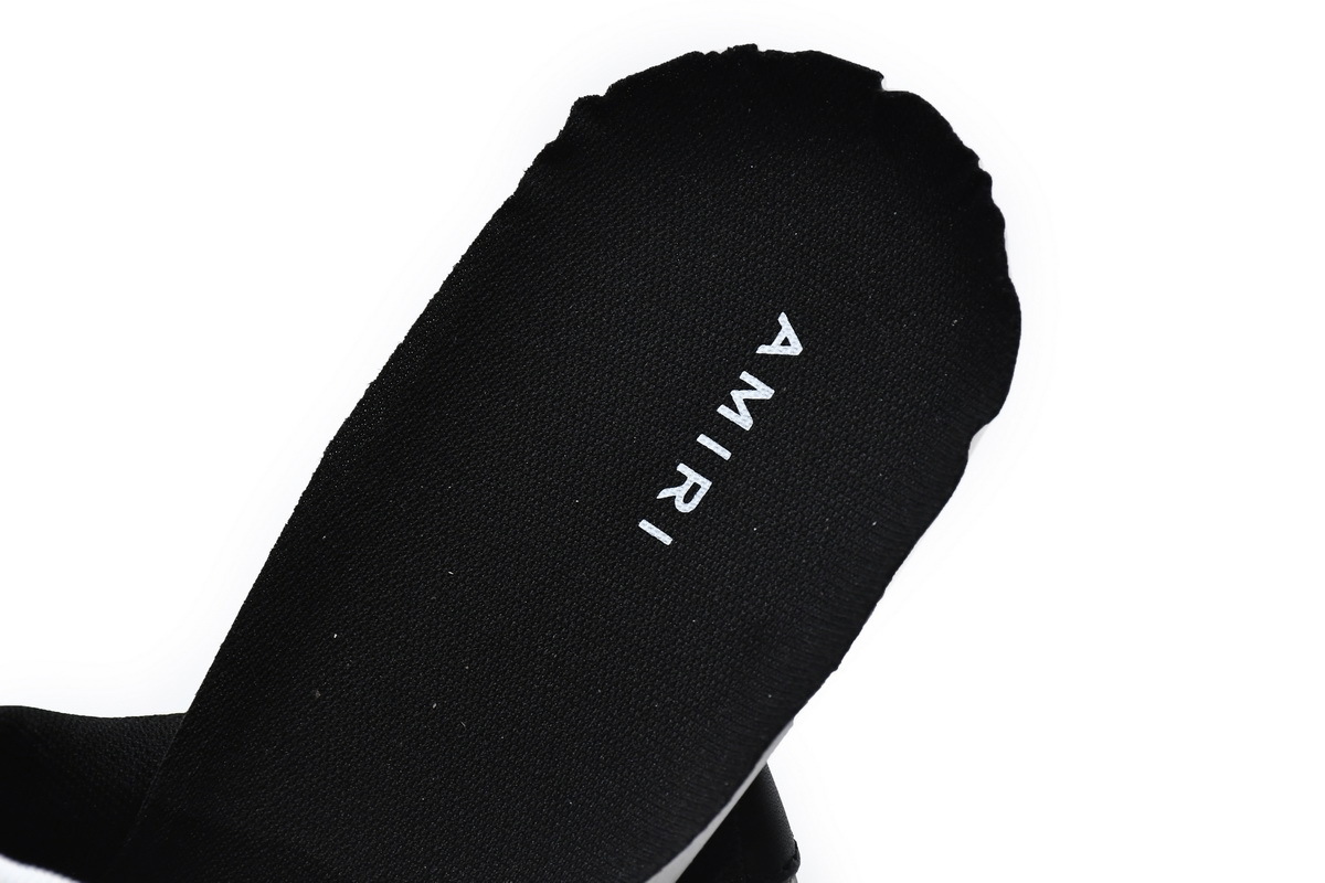 Coco Shoes Amiri Skel Top Low Black White MFS003-004 - Cocoshoesvip.net