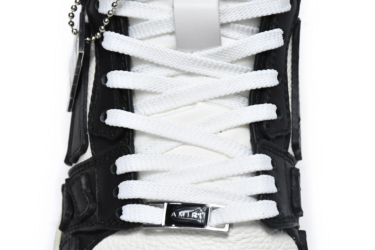 Coco Shoes Amiri Skel Top Hi Black White 211886M236003 - Cocoshoesvip.net