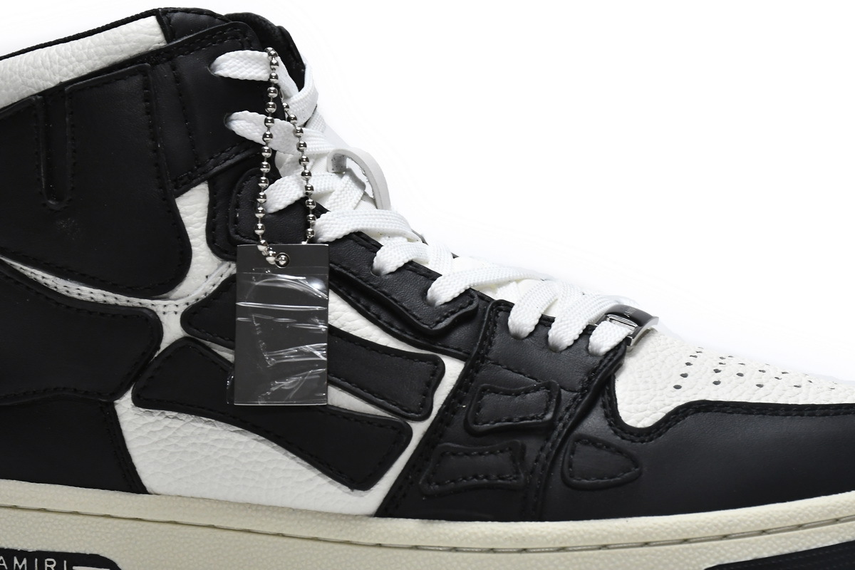 Coco Shoes Amiri Skel Top Hi Black White 211886M236003 - Cocoshoesvip.net