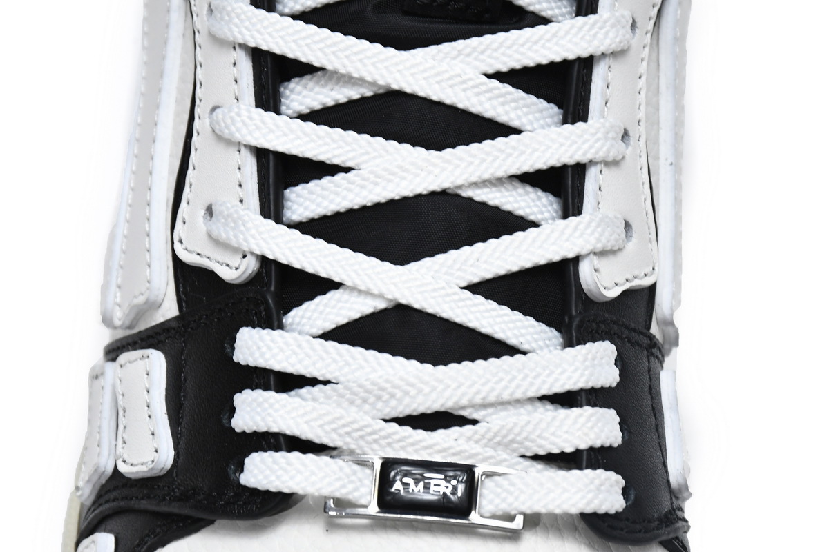 Coco Shoes Amiri Skel Top Hi White Black W0F22499NL - Cocoshoesvip.net