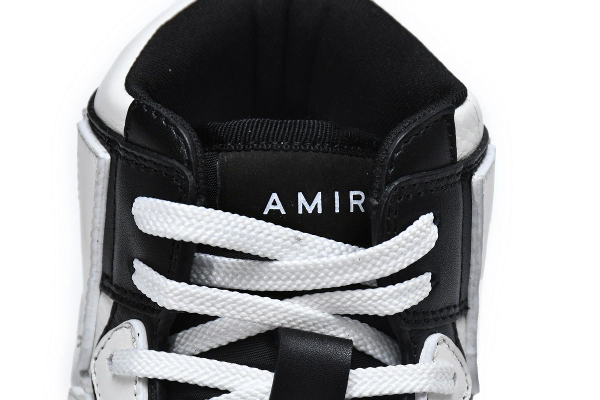 Coco Shoes Amiri Skel Top Hi White Black W0F22499NL - Cocoshoesvip.net