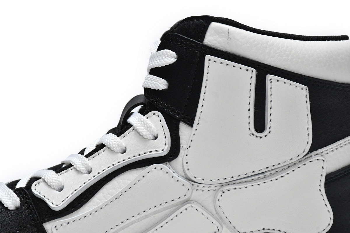 Coco Shoes Amiri Skel Top Hi White Black W0F22499NL - Cocoshoesvip.net