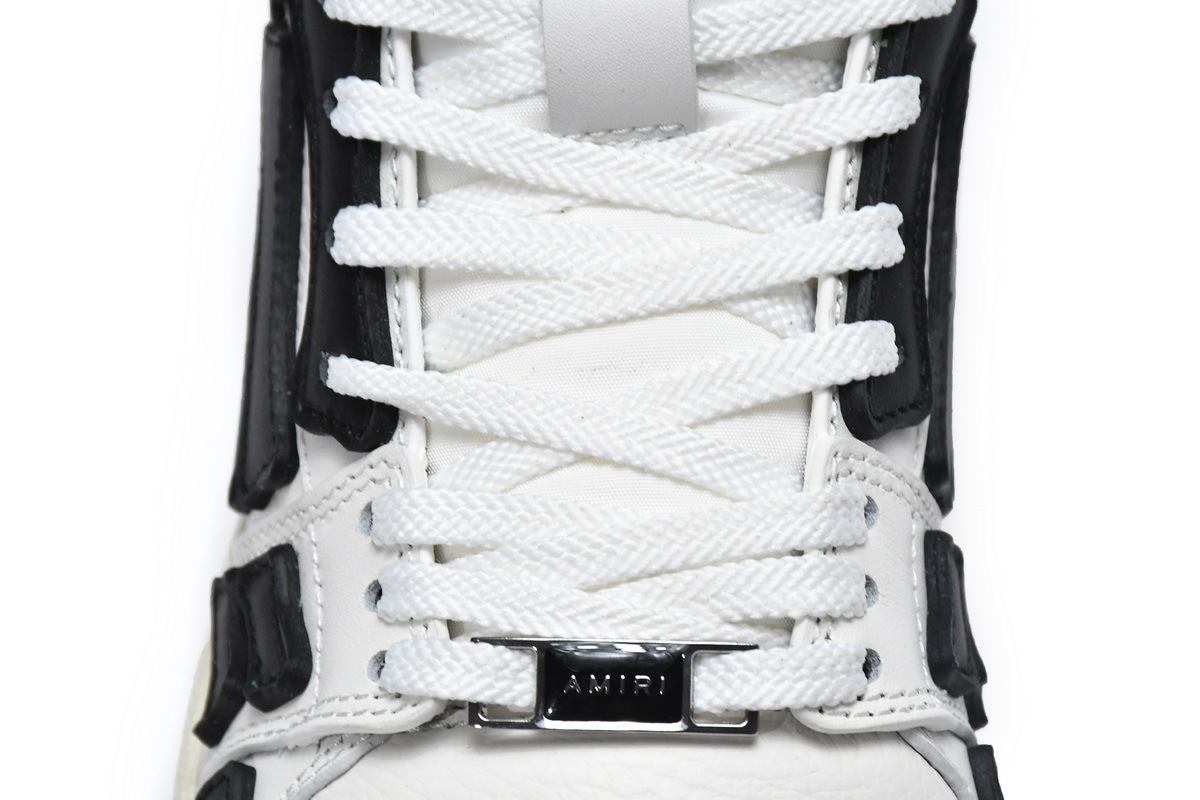Coco Shoes Amiri Skel Top Hi White Black MFS002-111 - Cocoshoesvip.net