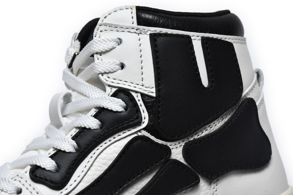 Coco Shoes Amiri Skel Top Hi White Black MFS002-111 - Cocoshoesvip.net