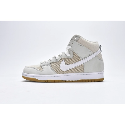 Nike SB Dunk High Pro ISO Orange Label Unbleached Natural DA9626-100 01