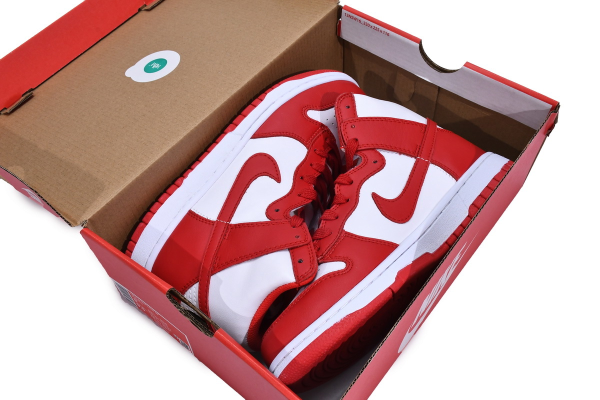 Coco Shoes  Nike Dunk High Championship White Red DD1399-106 - Cocoshoesvip.net