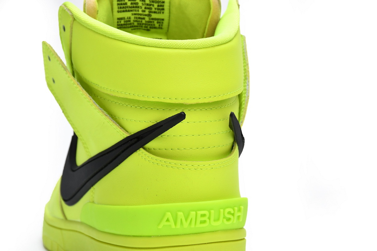Coco Shoes Nike Dunk High AMBUSH Flash Lime CU7544-300 - Cocoshoesvip.net